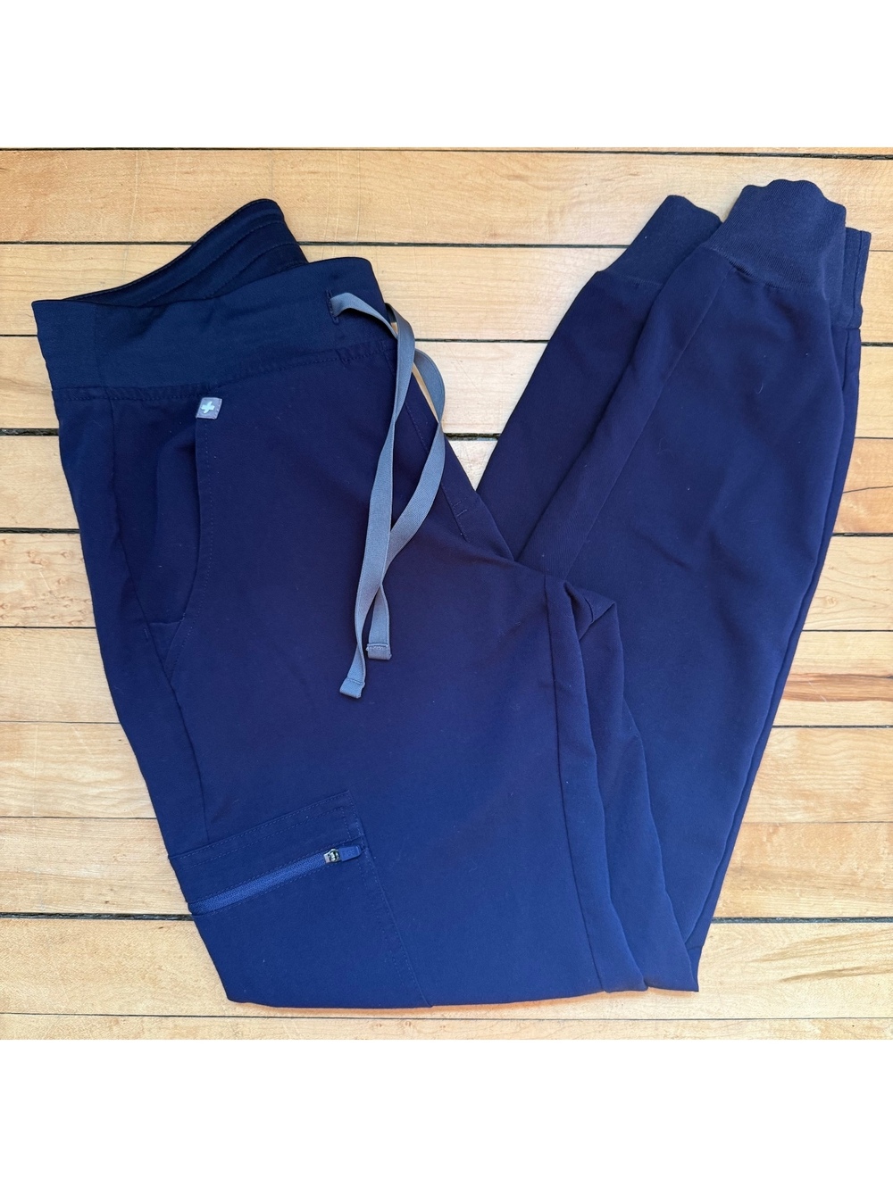 FIGS Zamora Jogger Scrub Pants Navy Blue XS Technical Collection